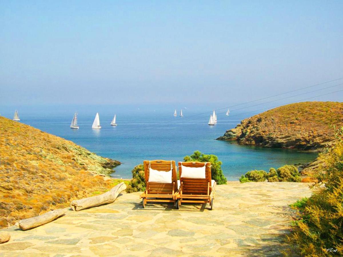 Amelia Beachfront Villa Korissia  Eksteriør billede