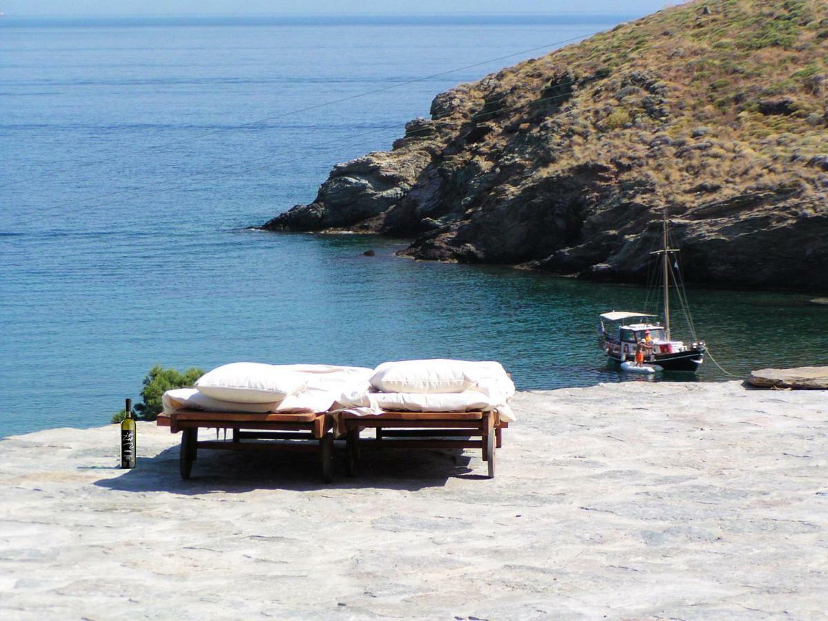 Amelia Beachfront Villa Korissia  Eksteriør billede