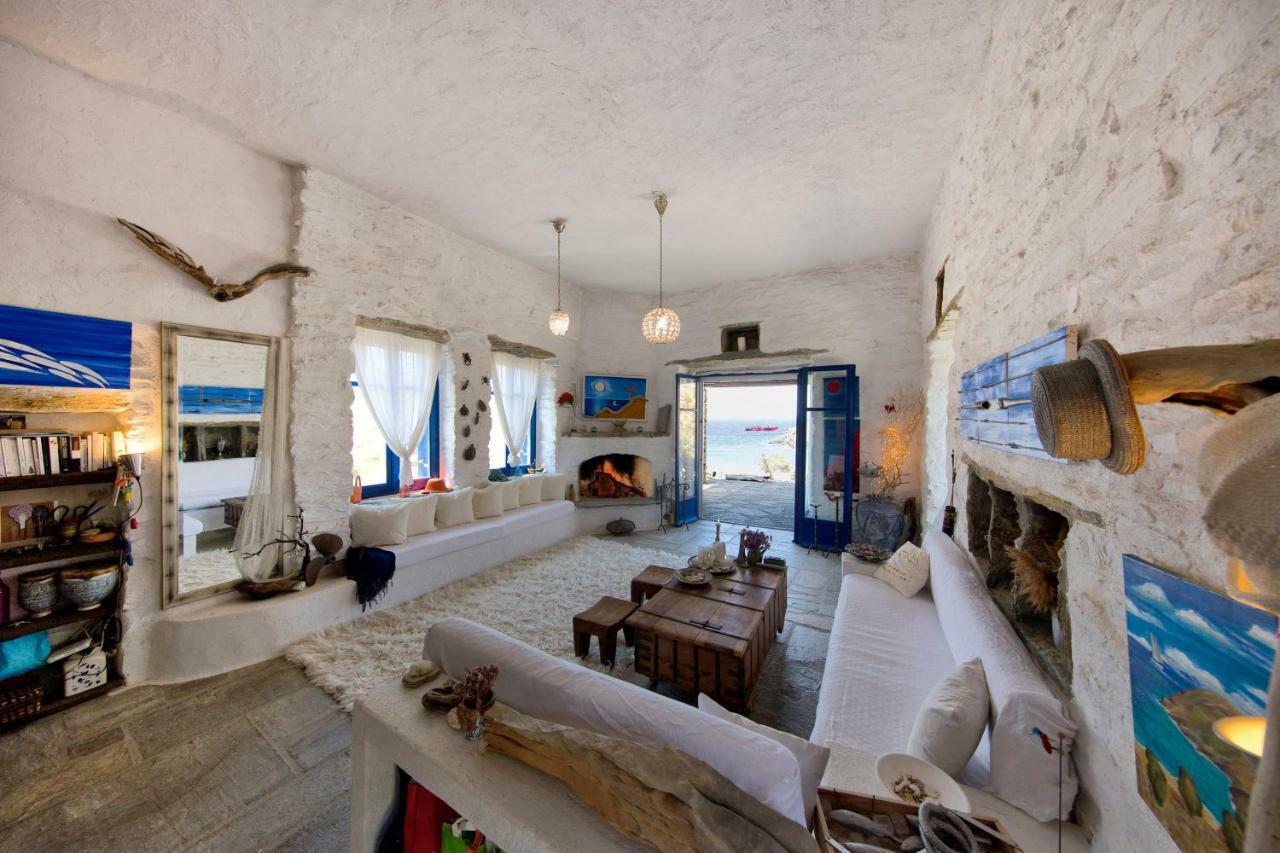 Amelia Beachfront Villa Korissia  Eksteriør billede